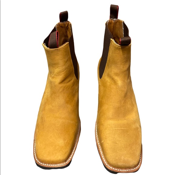 Soto Other - Soto Dallas Square Toe Suede Ankle Boots
